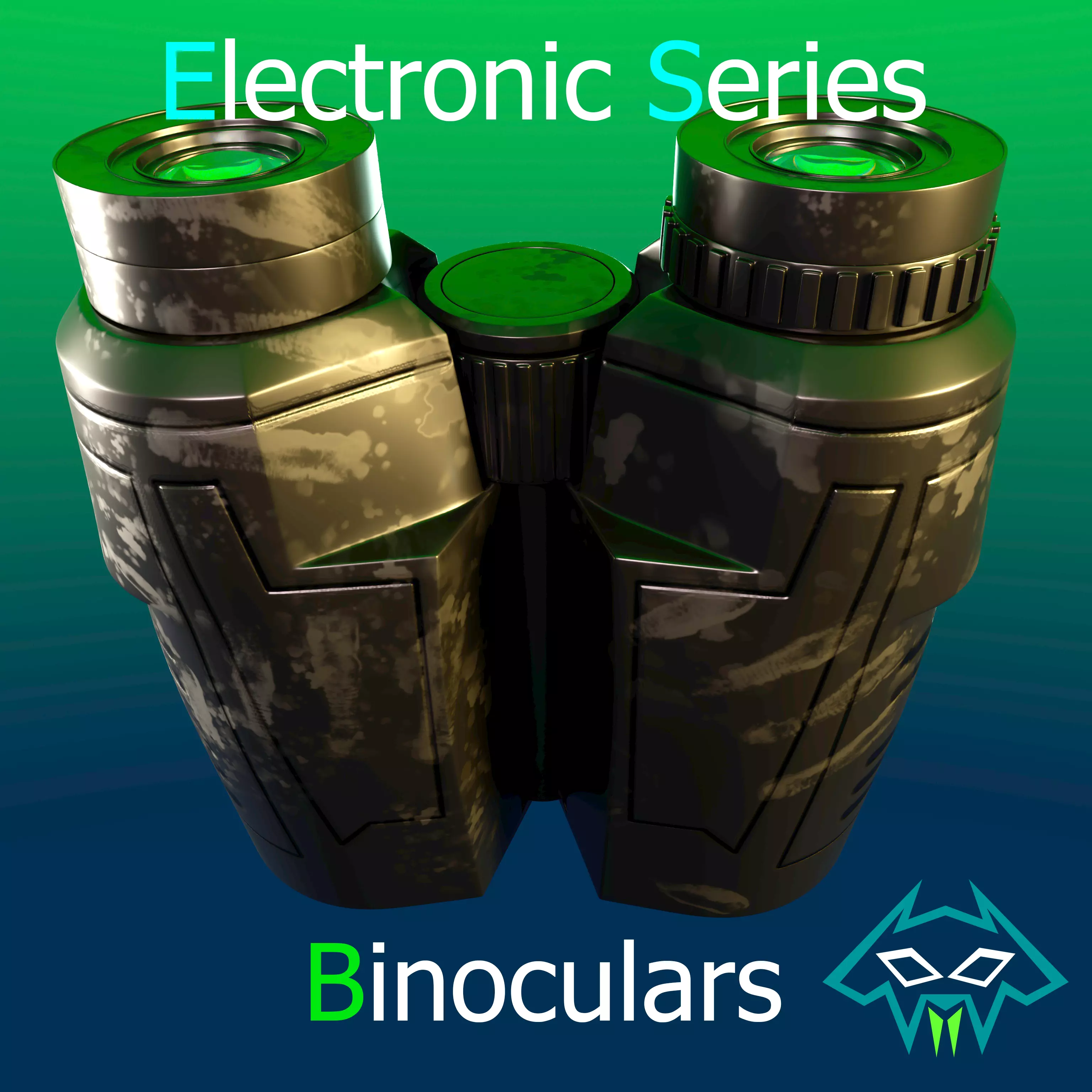 Electronic Series - Binoculars 3D model