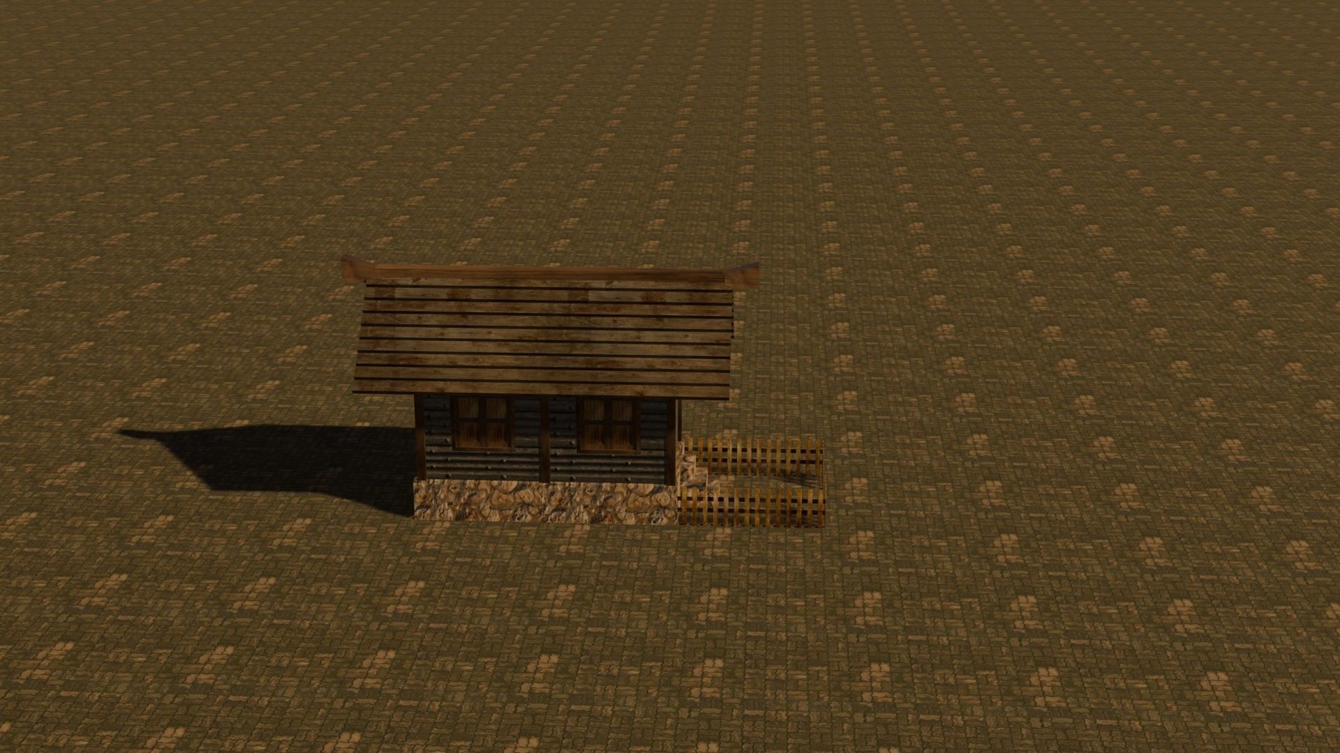 Medieval House 11 Free low-poly 3D model_6