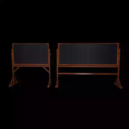  blackboard Low-poly 3D model
