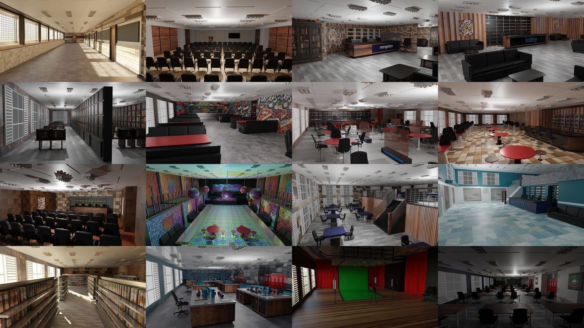 Mega Interior Pack 3D Model Collection_5