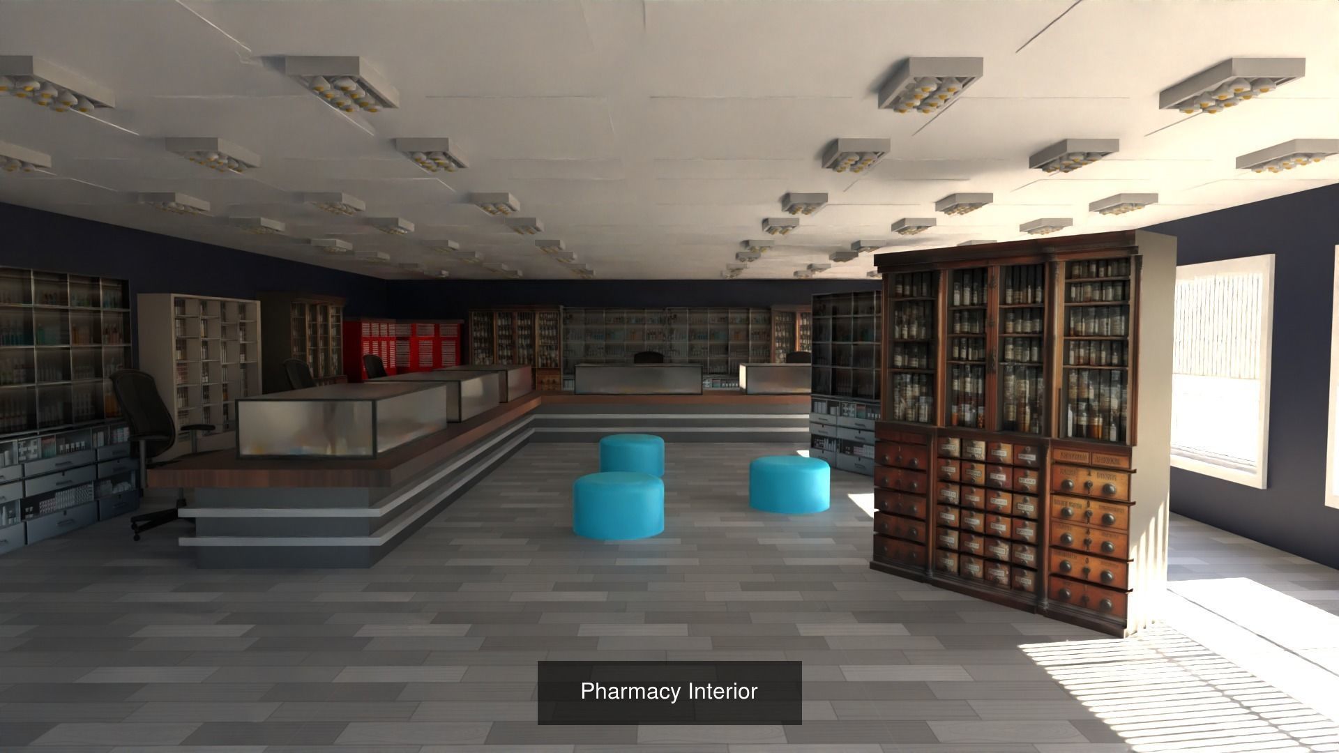 Mega Interior Pack 3D Model Collection_60