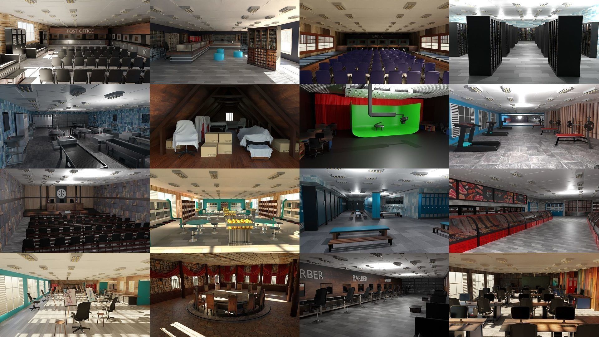 Mega Interior Pack 3D Model Collection_7