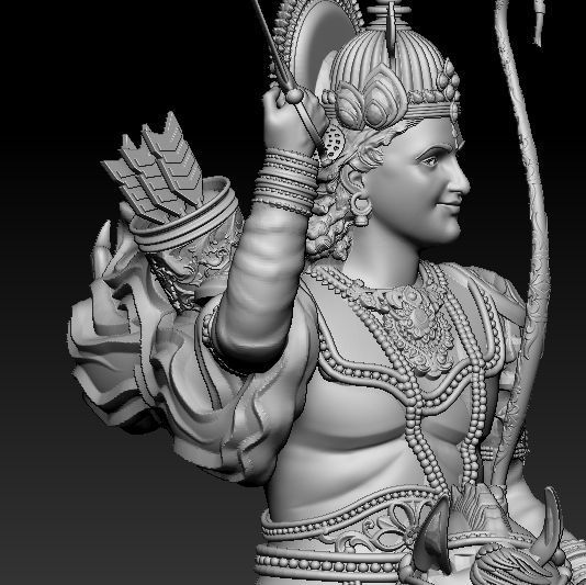 God Kalki Avtar Model 3D print model_5