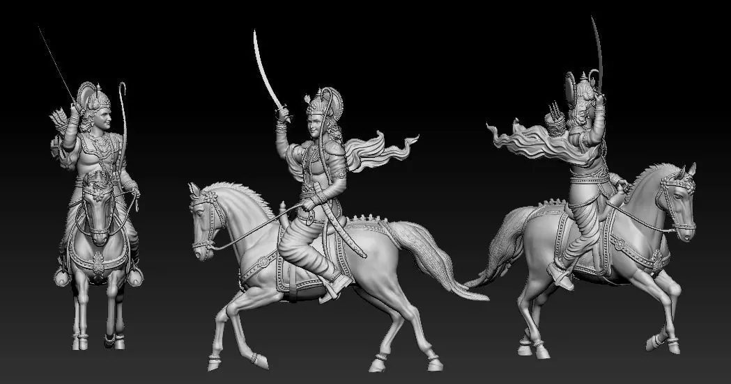 God Kalki Avtar Model 3D print model_0