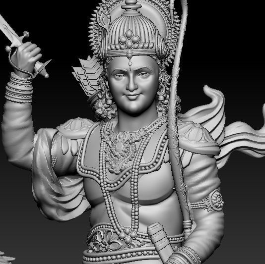 God Kalki Avtar Model 3D print model_4