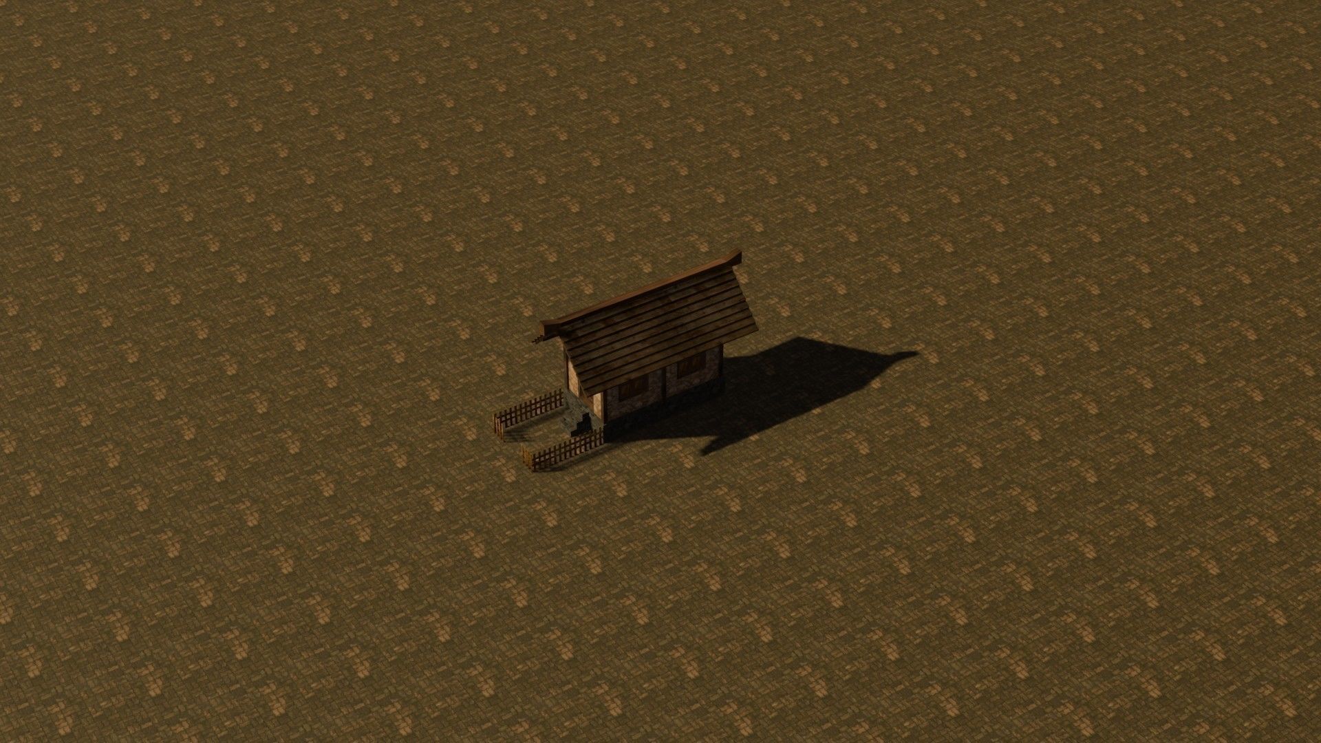 Medieval House 1 Free low-poly 3D model_19