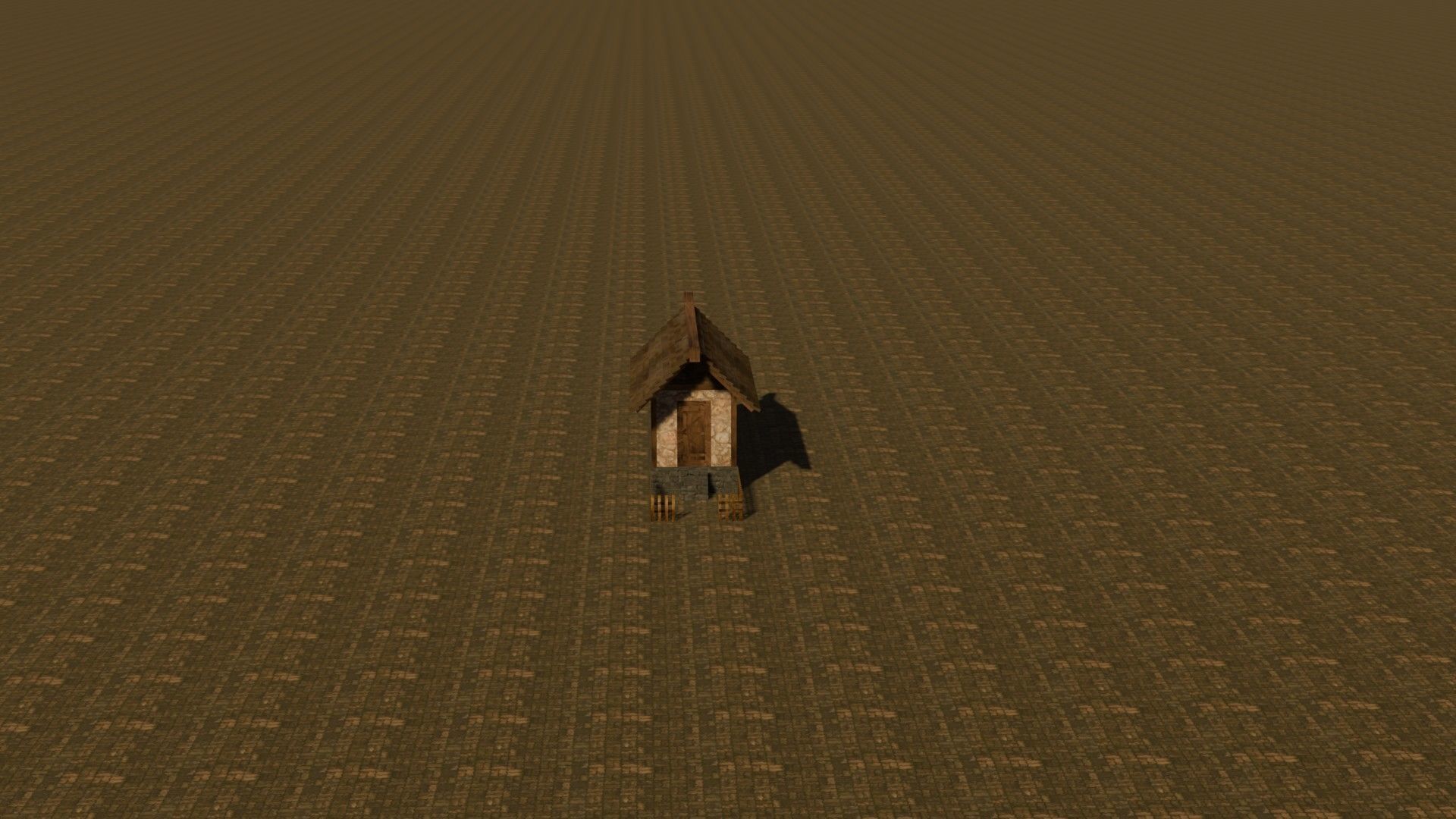 Medieval House 1 Free low-poly 3D model_17