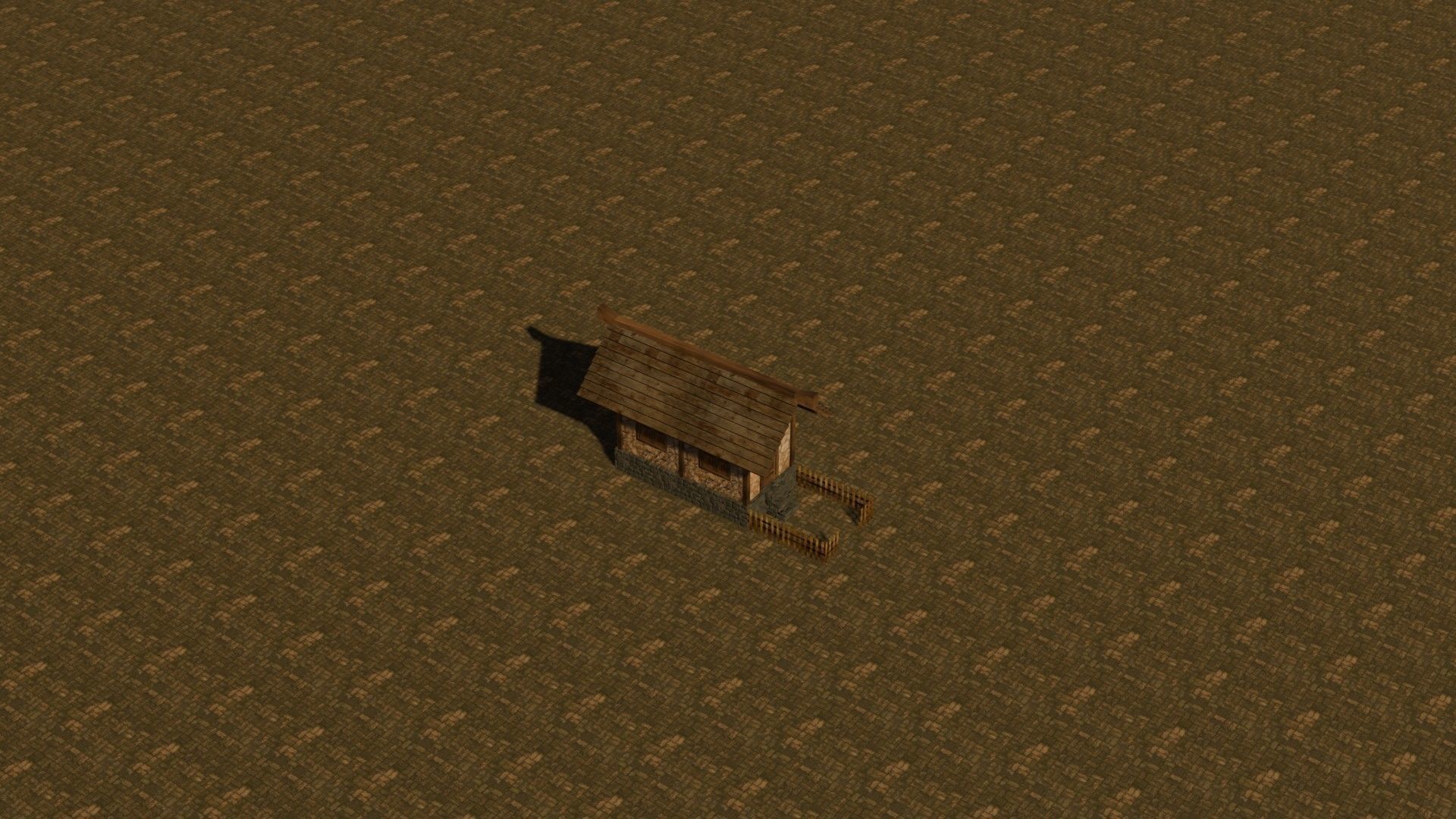 Medieval House 1 Free low-poly 3D model_18