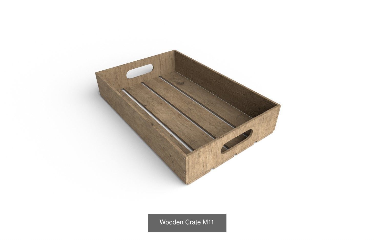  Wooden Crate Col02  - 10 Models 3D Model Collection_11