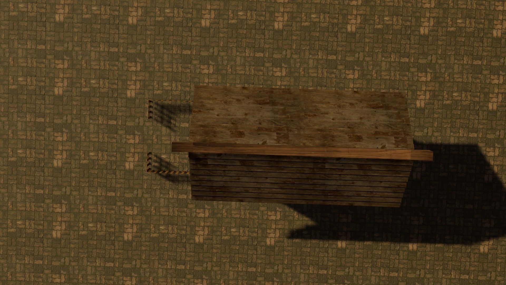 Medieval House Free low-poly 3D model_14