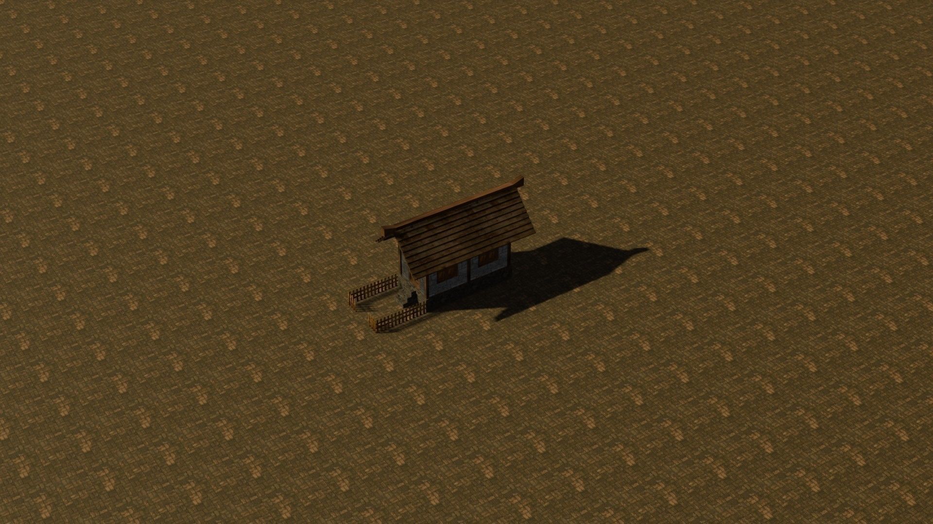 Medieval House Free low-poly 3D model_19