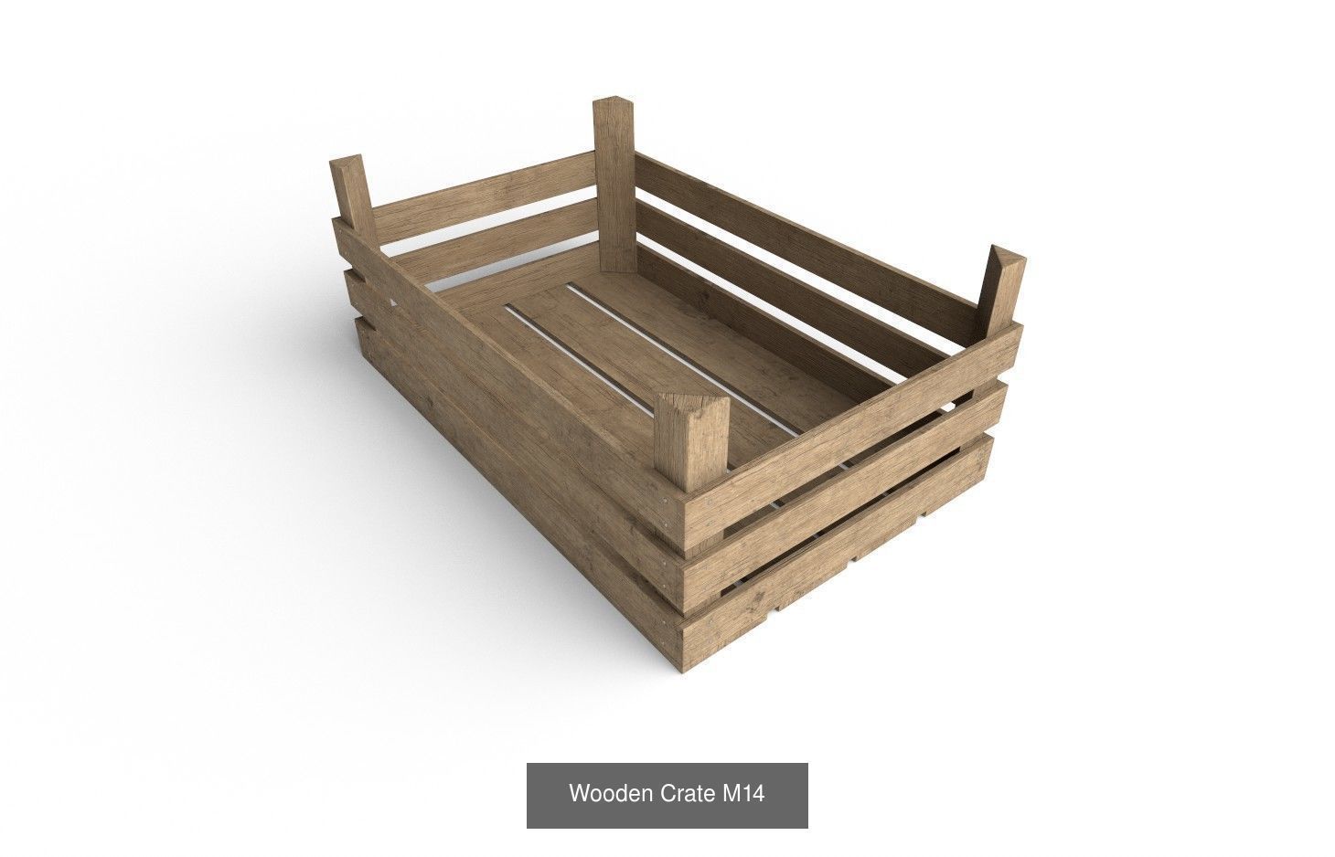 Wooden Crate Col03 - 20 Models 3D Model Collection_22