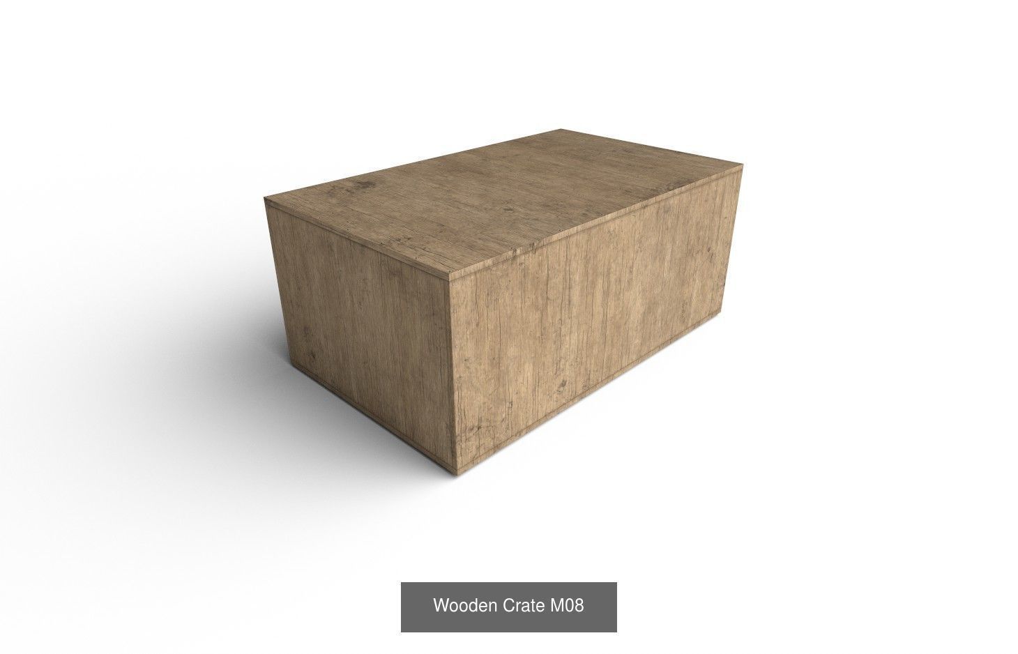Wooden Crate Col03 - 20 Models 3D Model Collection_11