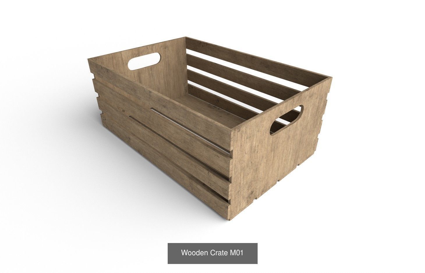 Wooden Crate Col03 - 20 Models 3D Model Collection_6
