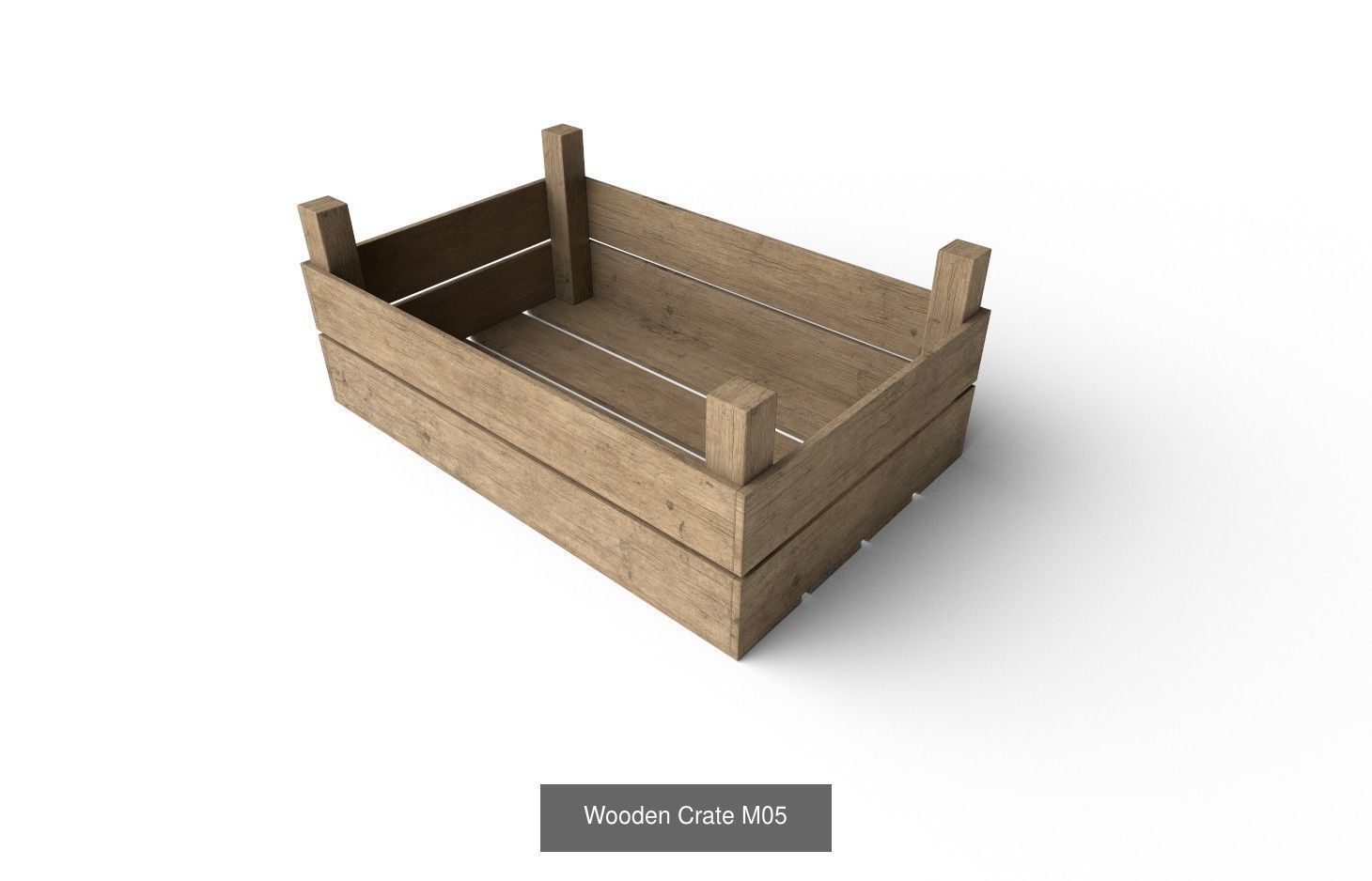 Wooden Crate Col03 - 20 Models 3D Model Collection_14
