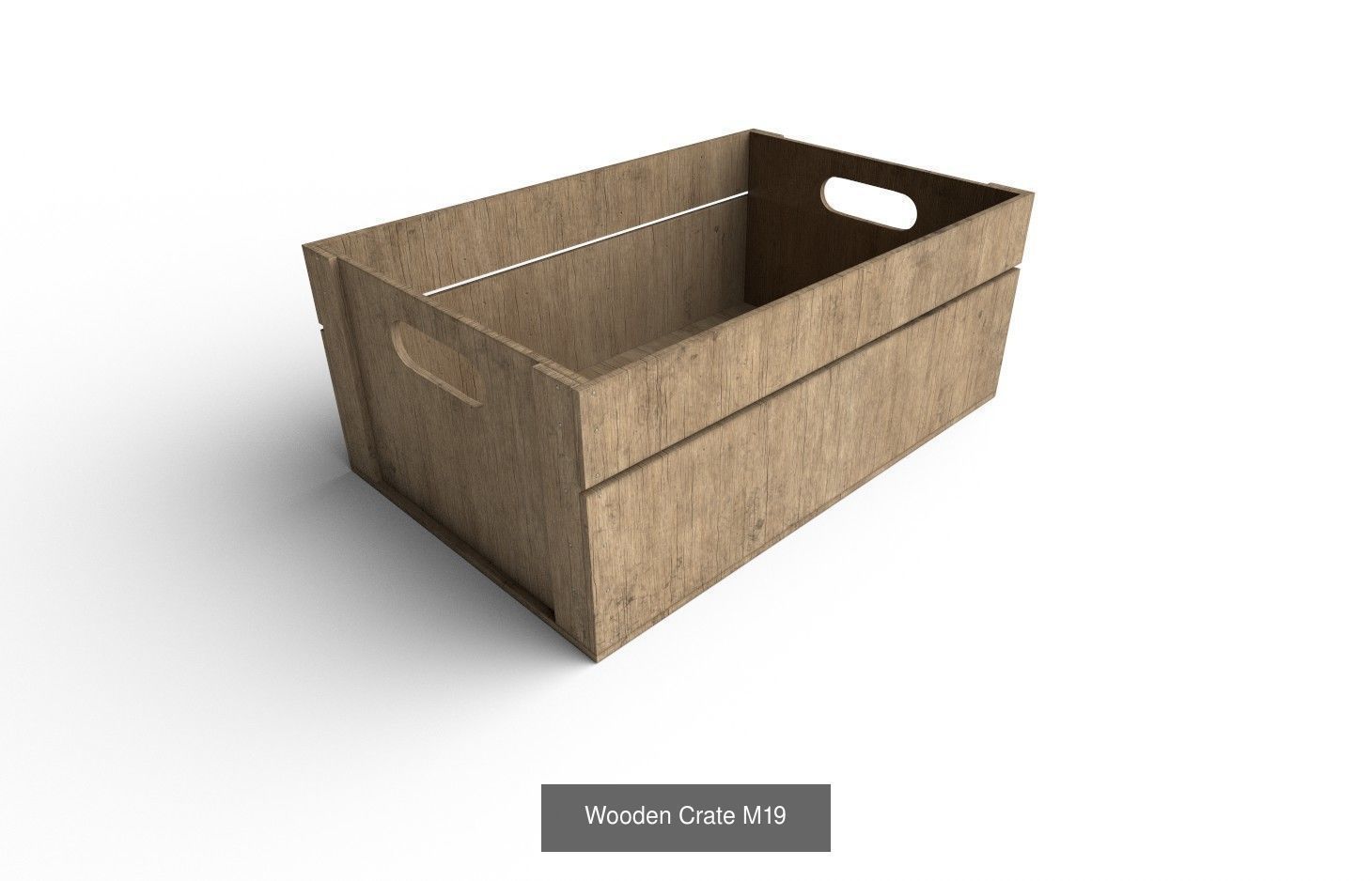 Wooden Crate Col03 - 20 Models 3D Model Collection_17