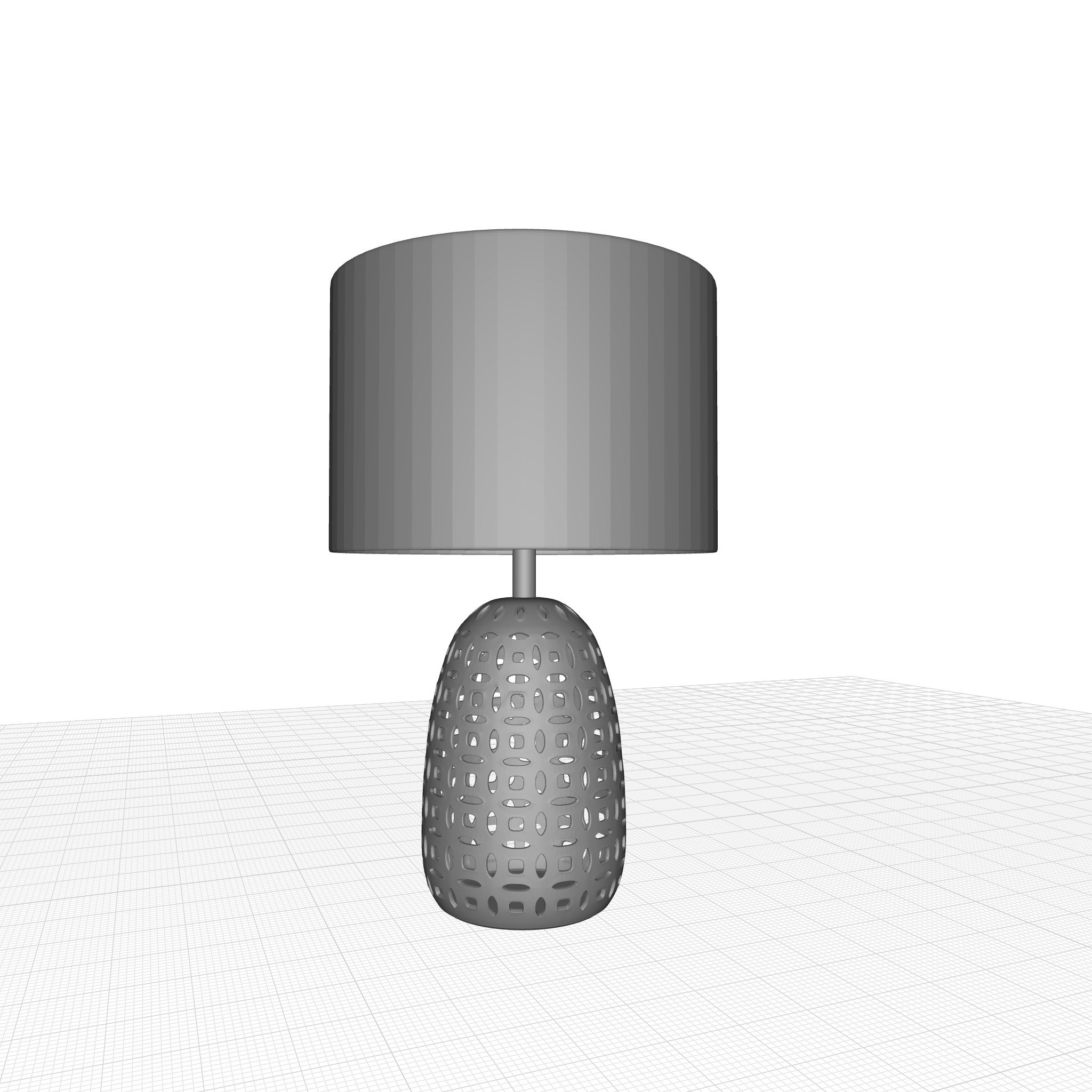 Ceramic Design Lamp 3D model_2