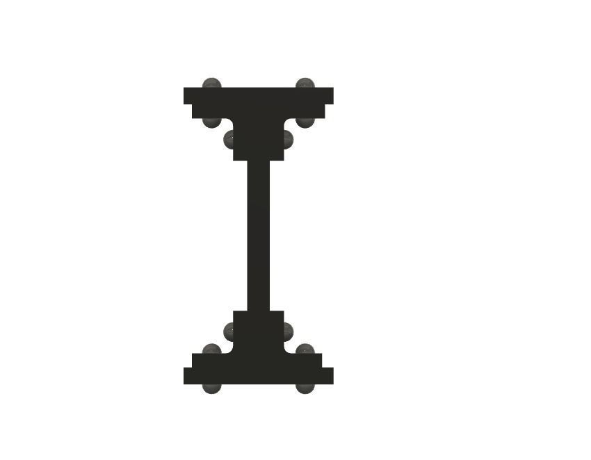 Modelling Riveted Steel Beams for Scratch Building 3D Design 3D print model_7