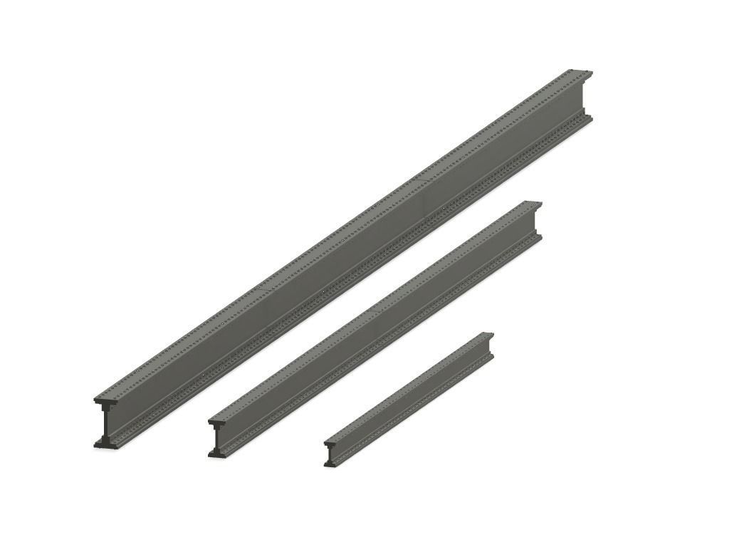 Modelling Riveted Steel Beams for Scratch Building 3D Design 3D print model_5