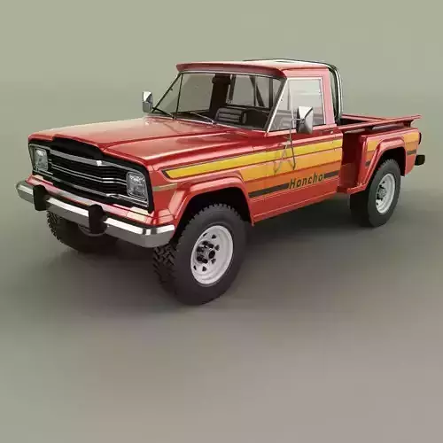 Jeep J10 Sportside  1981 3D model