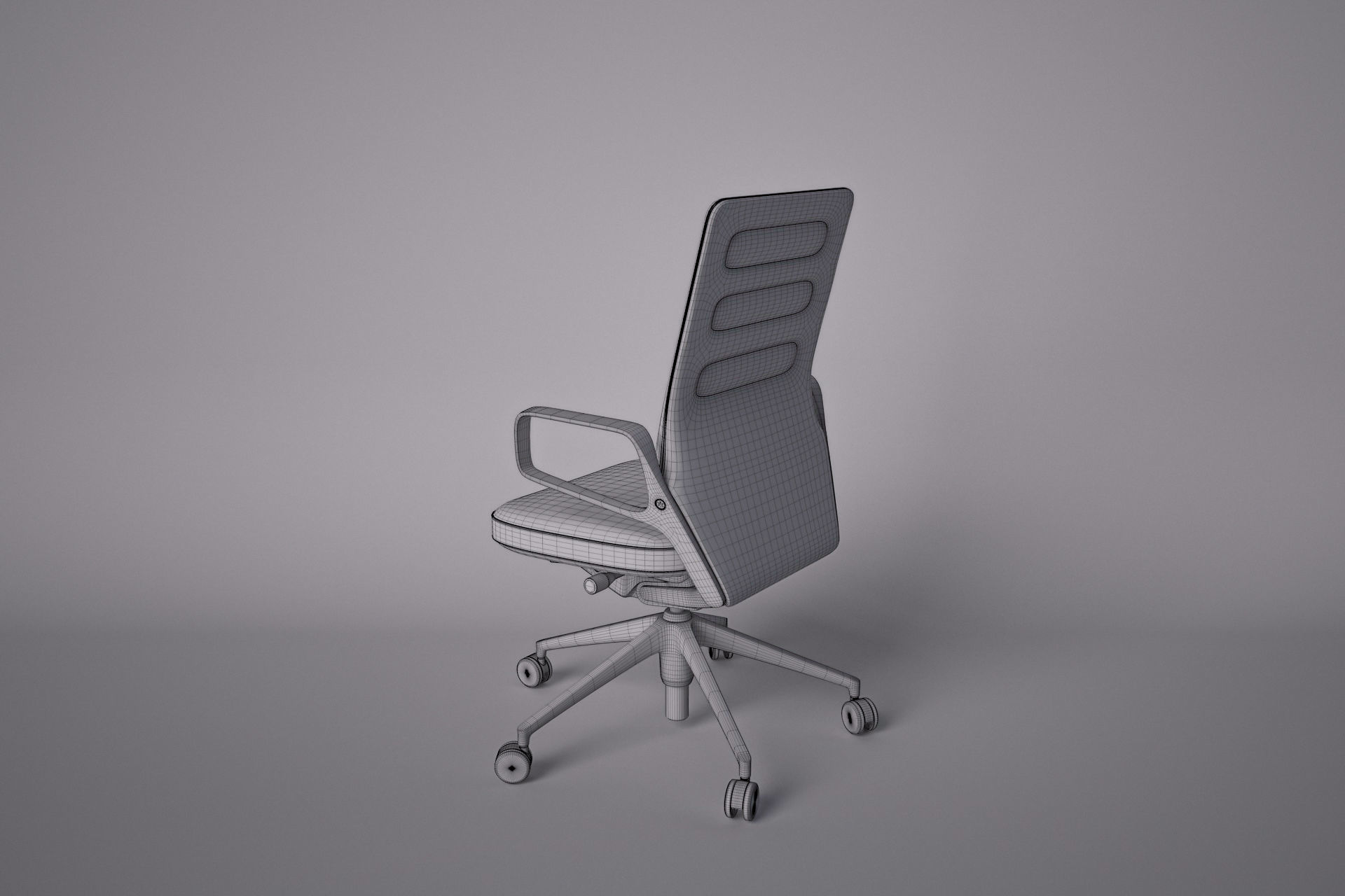 Office Chair 002 3D model_9