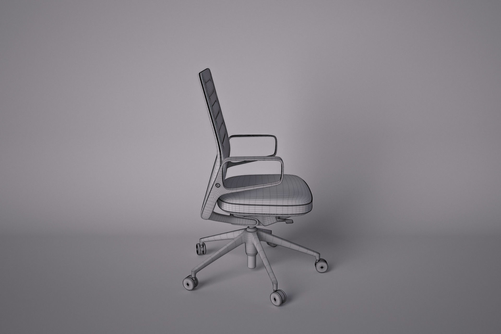 Office Chair 002 3D model_7