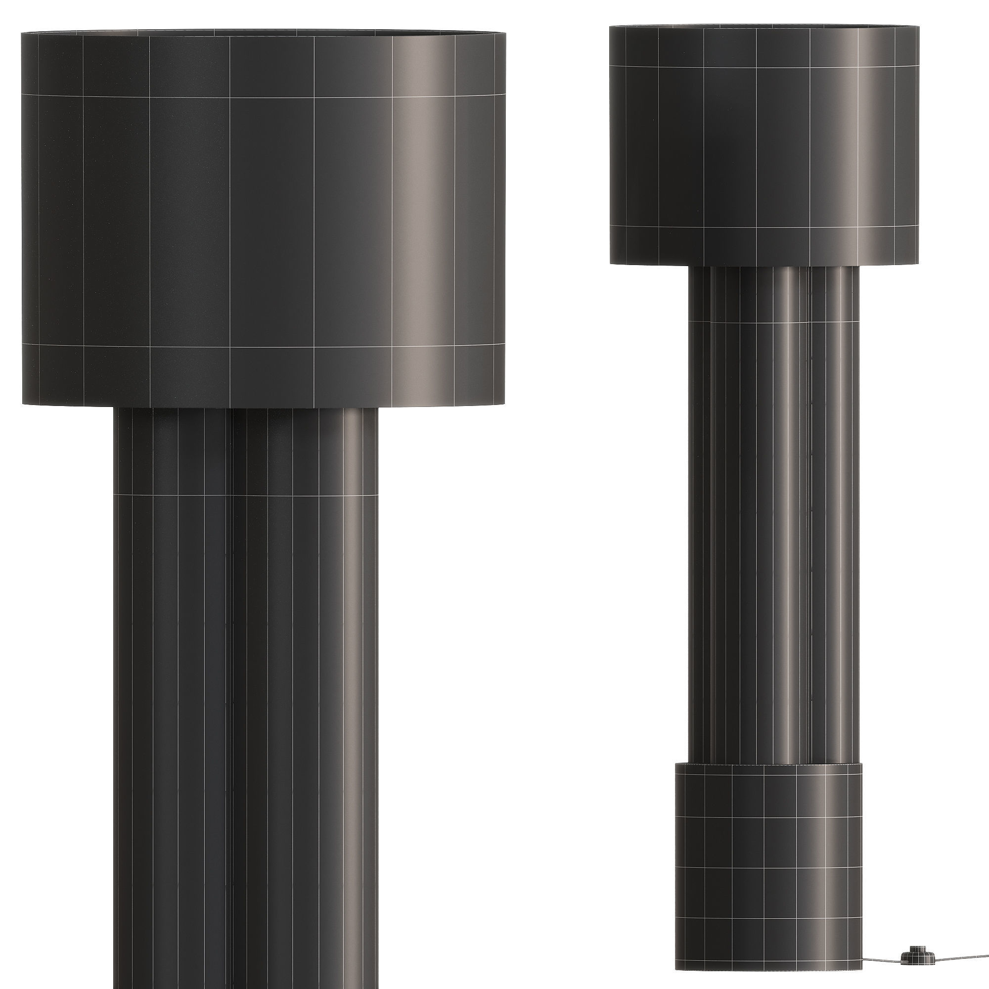 CB2 Walden Floor Lamp 3D model_1