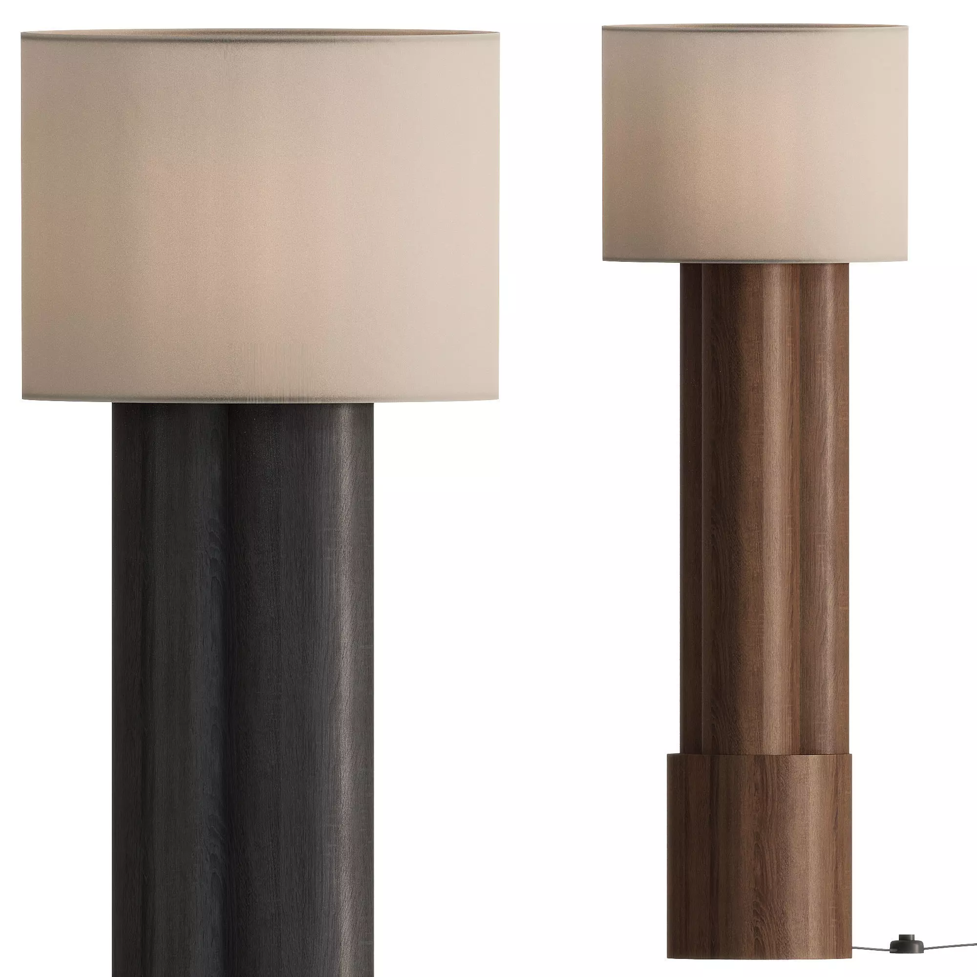 CB2 Walden Floor Lamp 3D model_0