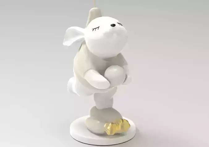 Balloon Bunny Ornament