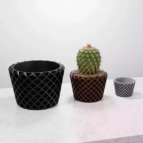 Plant Pot 3D Print File 3D print model