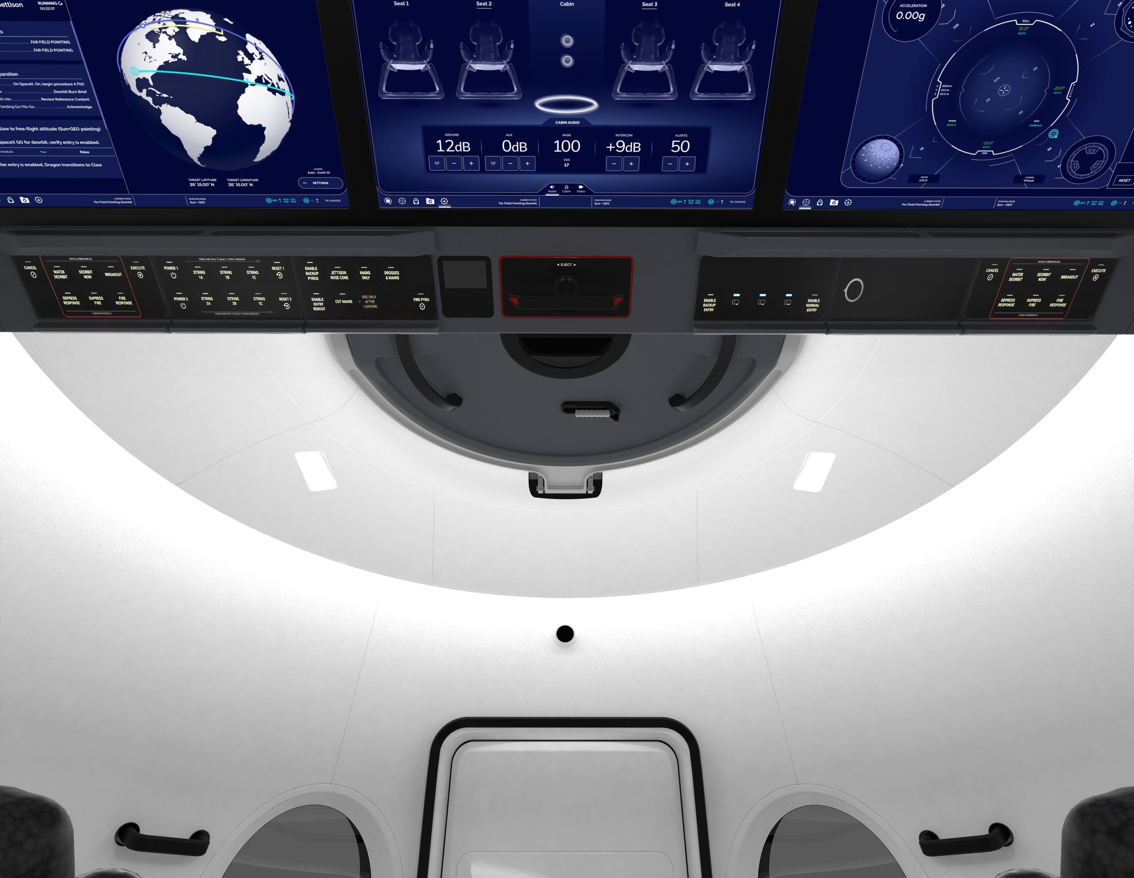 spacex crew dragon 3D model_4