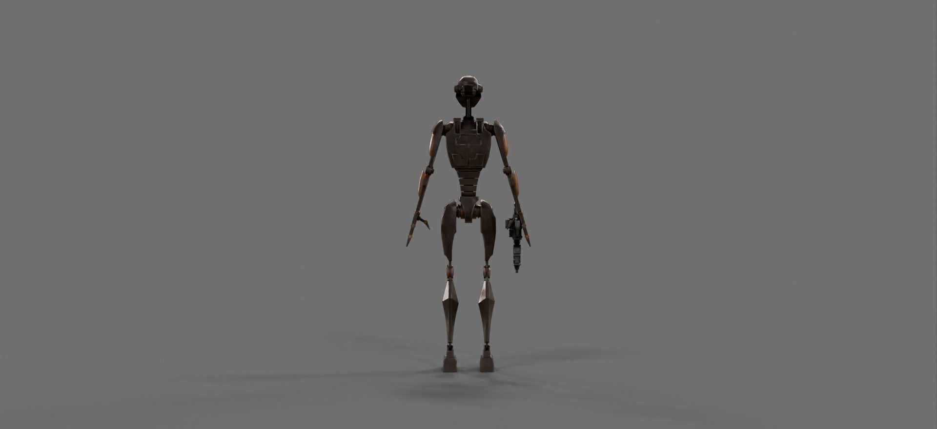 Star Wars BX Command Droid Low-poly 3D model_3