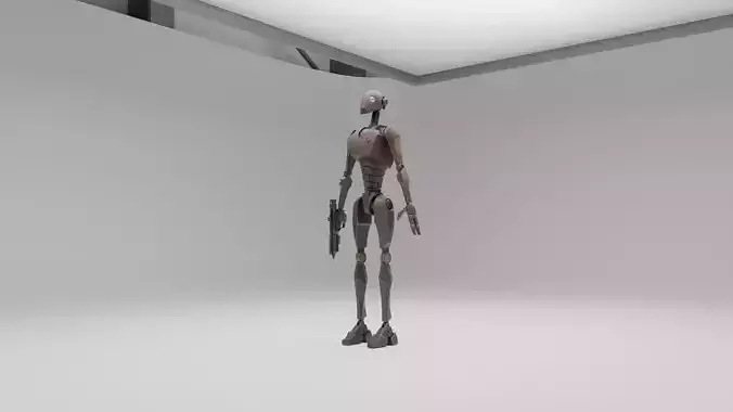 Star Wars BX Command Droid Low-poly 3D model