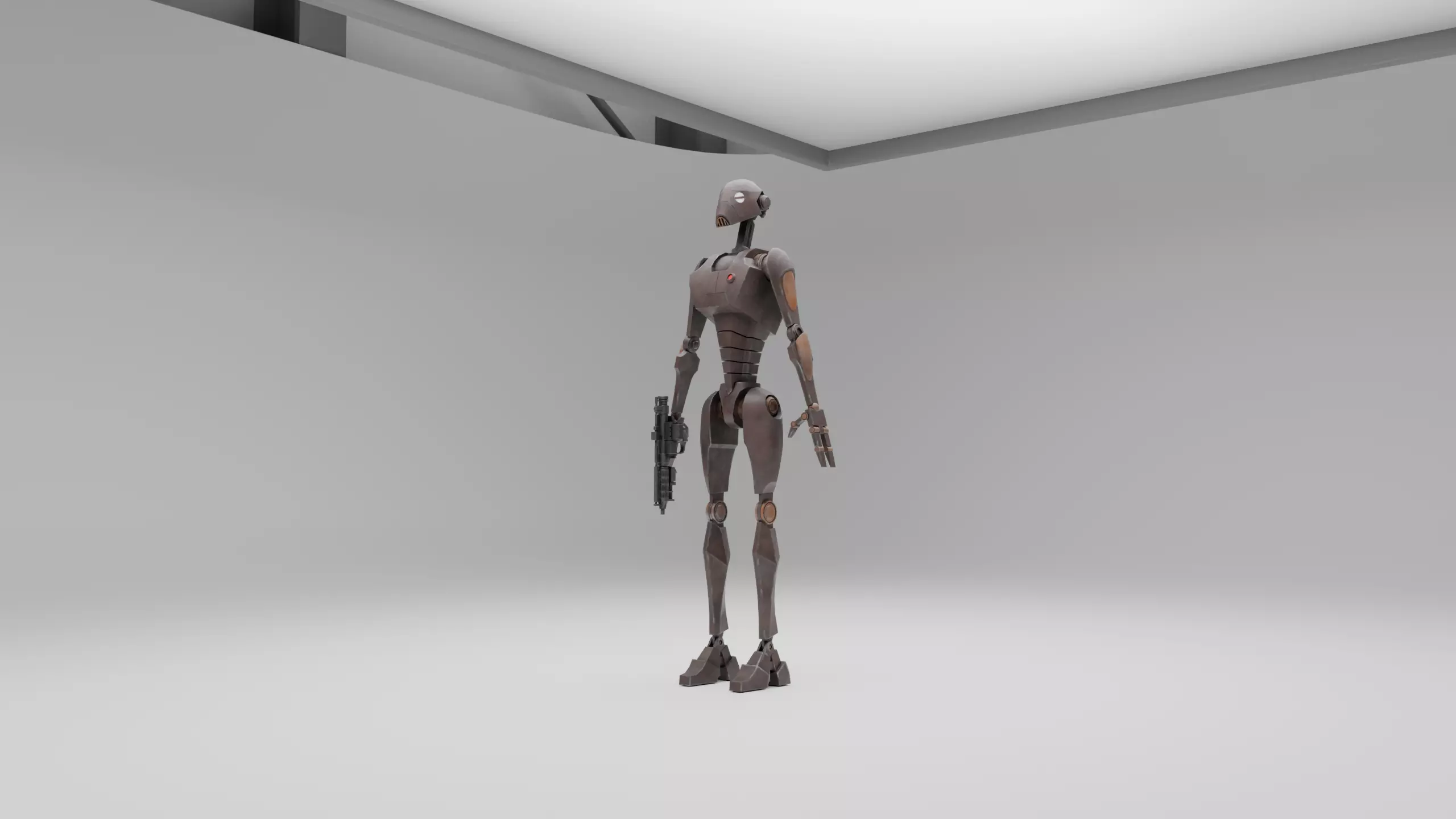 Star Wars BX Command Droid Low-poly 3D model_0