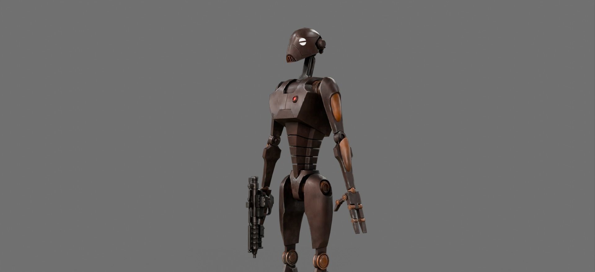 Star Wars BX Command Droid Low-poly 3D model_6