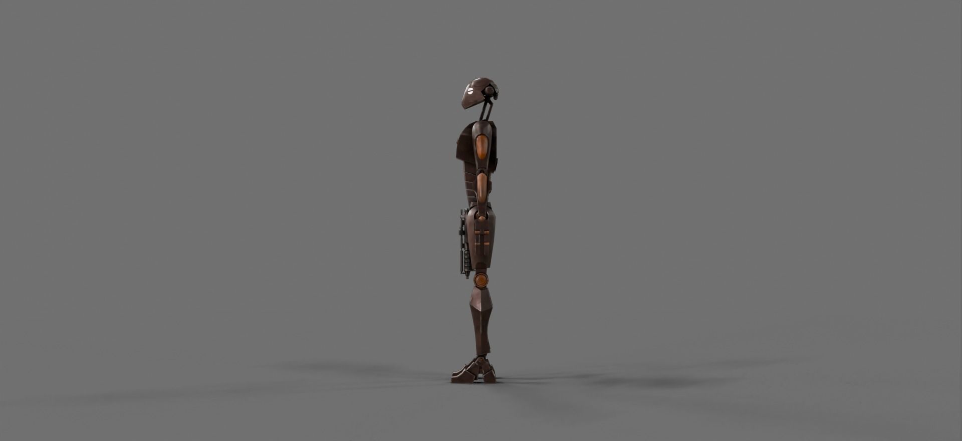 Star Wars BX Command Droid Low-poly 3D model_4