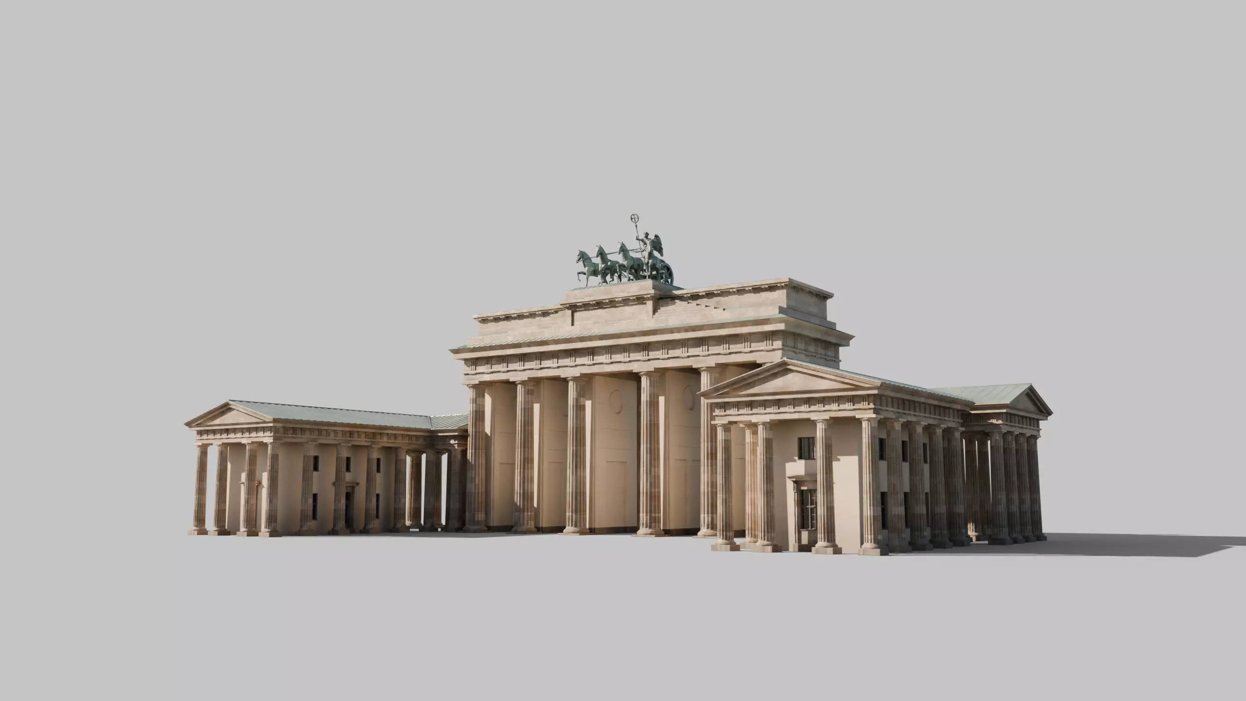 Brandenburg Gate 3D model_0