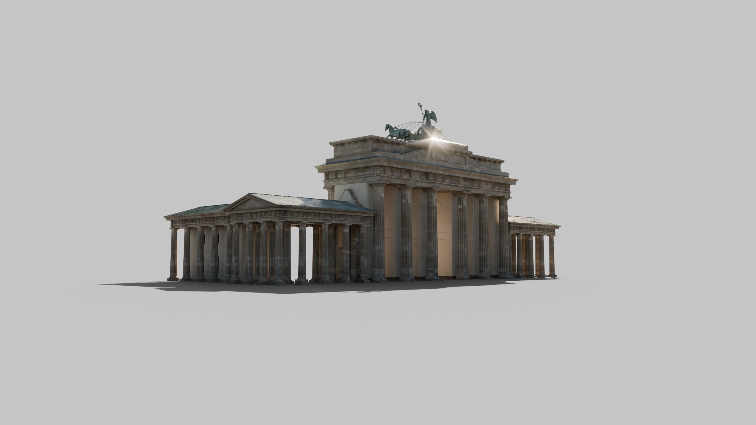 Brandenburg Gate 3D model_1