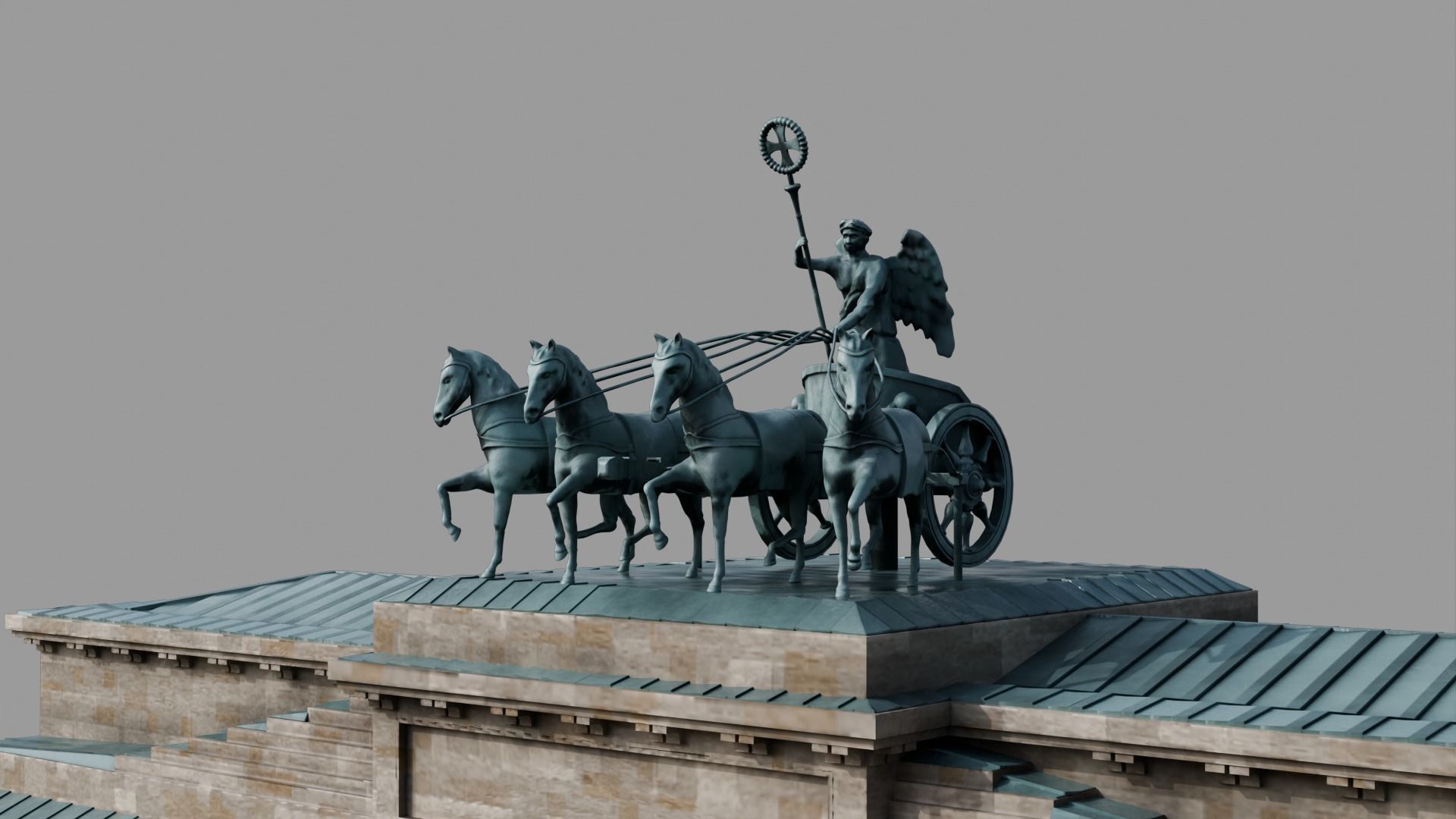 Brandenburg Gate 3D model_5