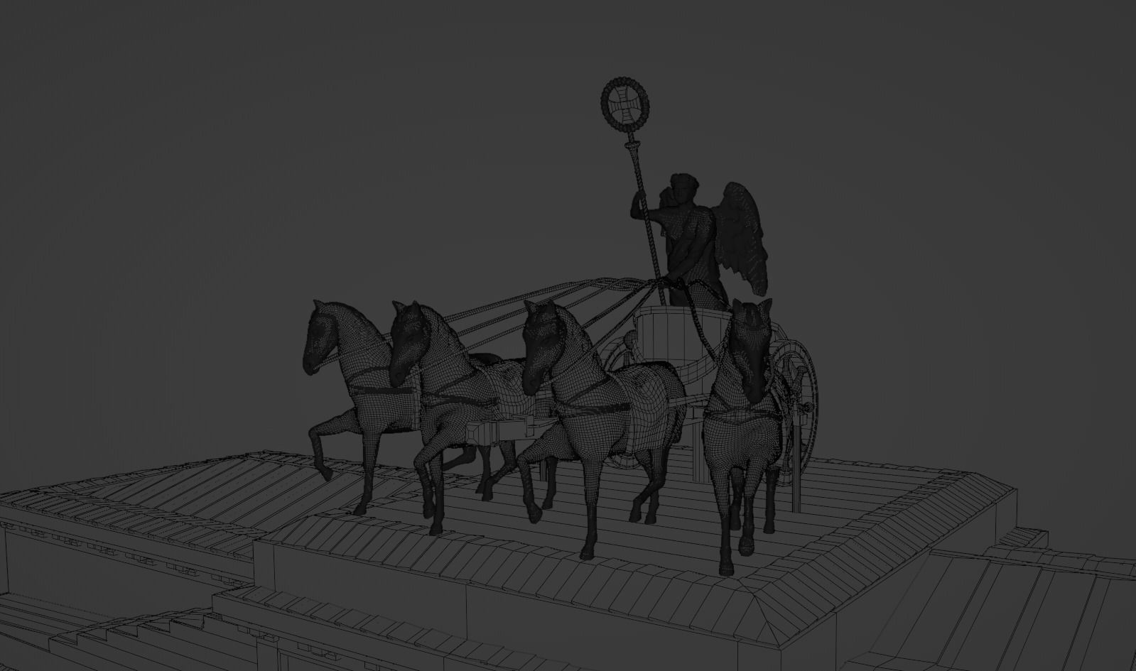 Brandenburg Gate 3D model_8