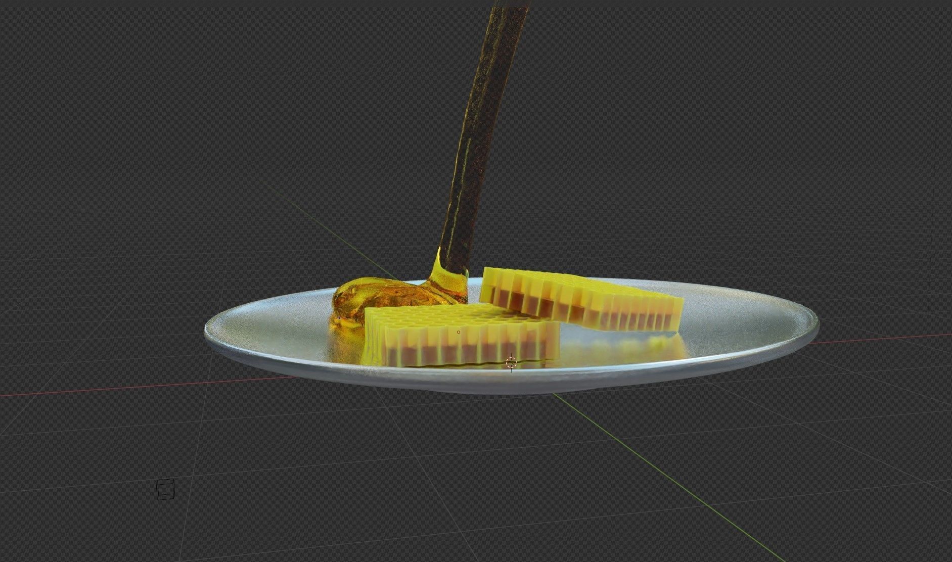 Comb Simulator Honey Comb Simulation free 3D model animated | CGTrader