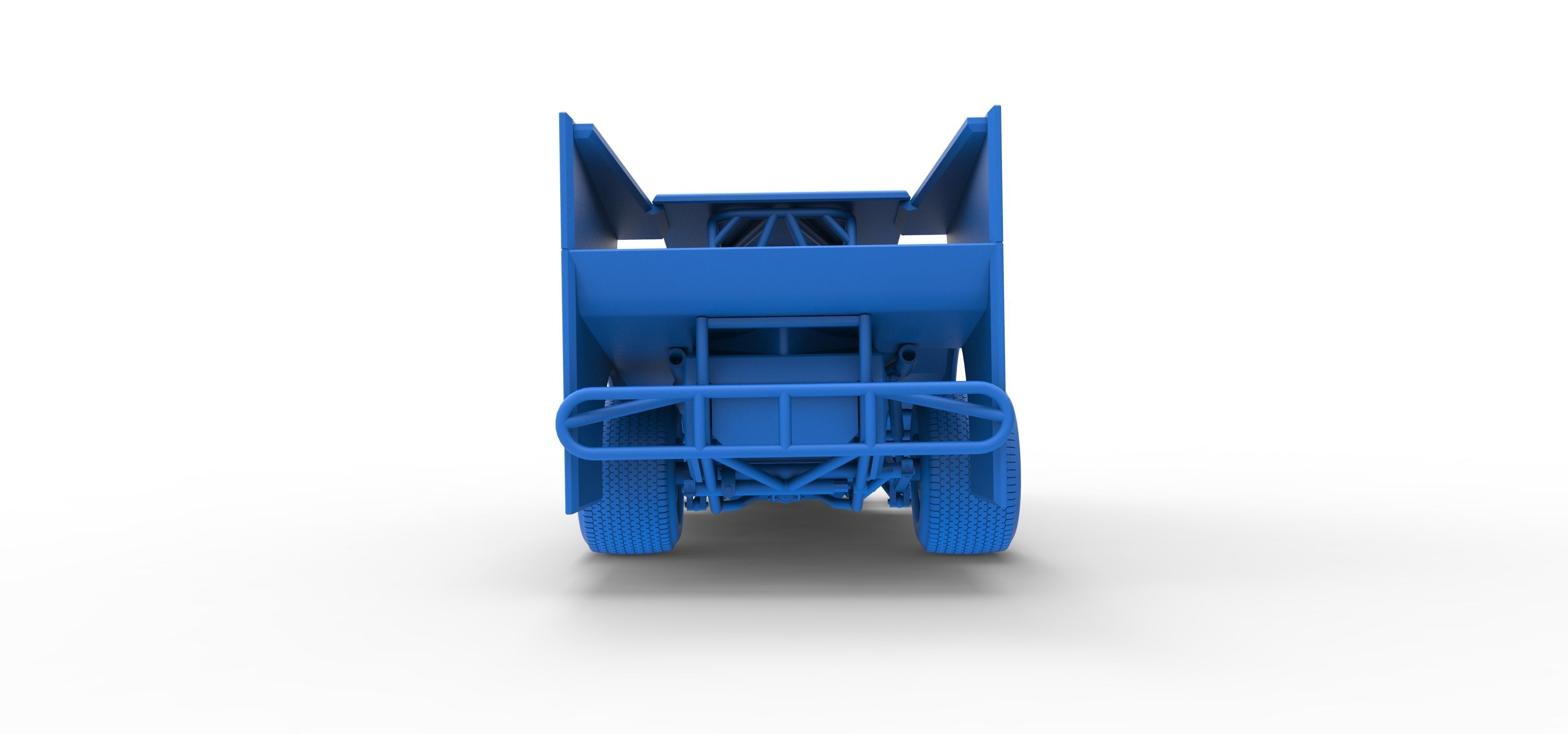 Northeast Outlaw Dirt Modified stock car Scale 1 to 25 3D print model_43