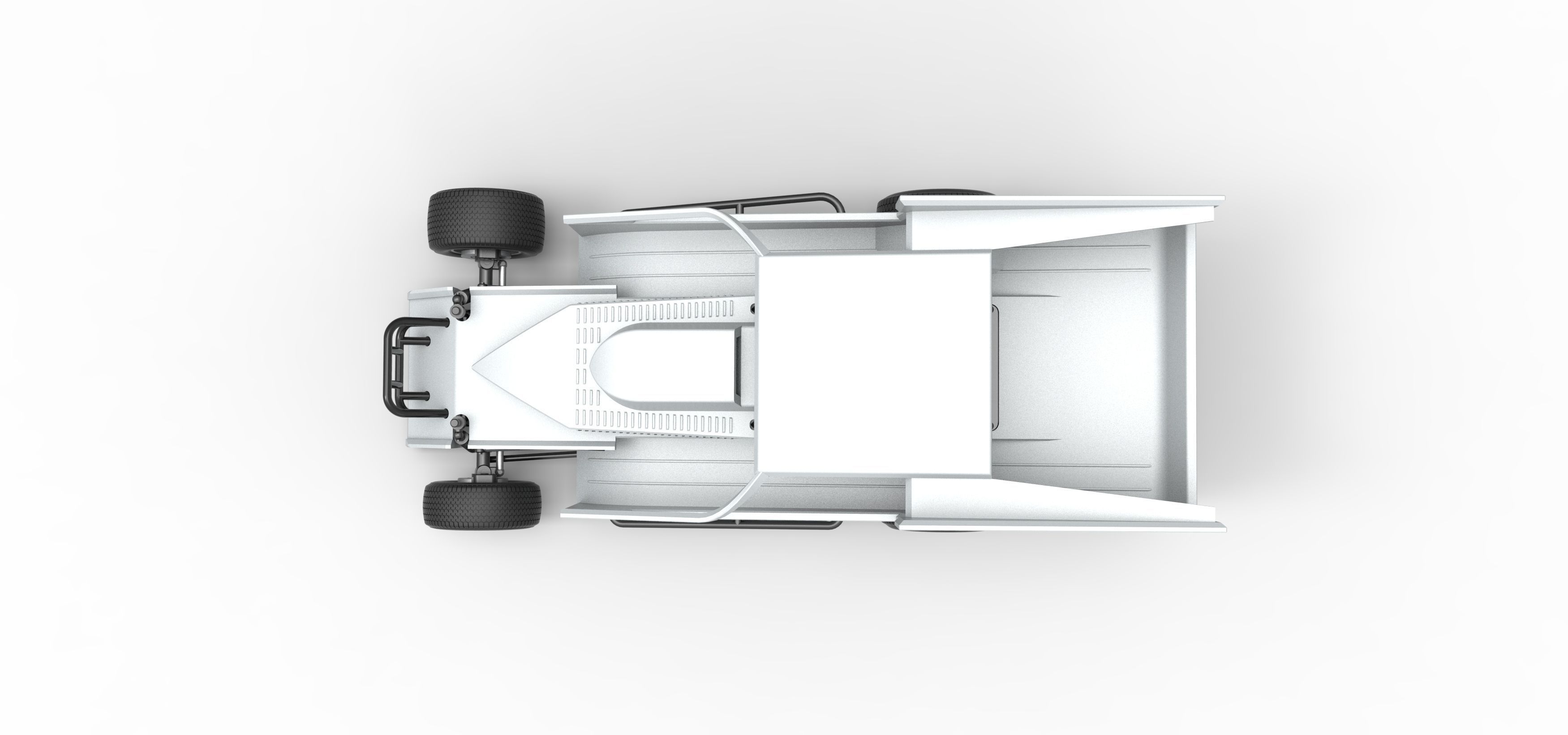 Northeast Outlaw Dirt Modified stock car Scale 1 to 25 3D print model_11