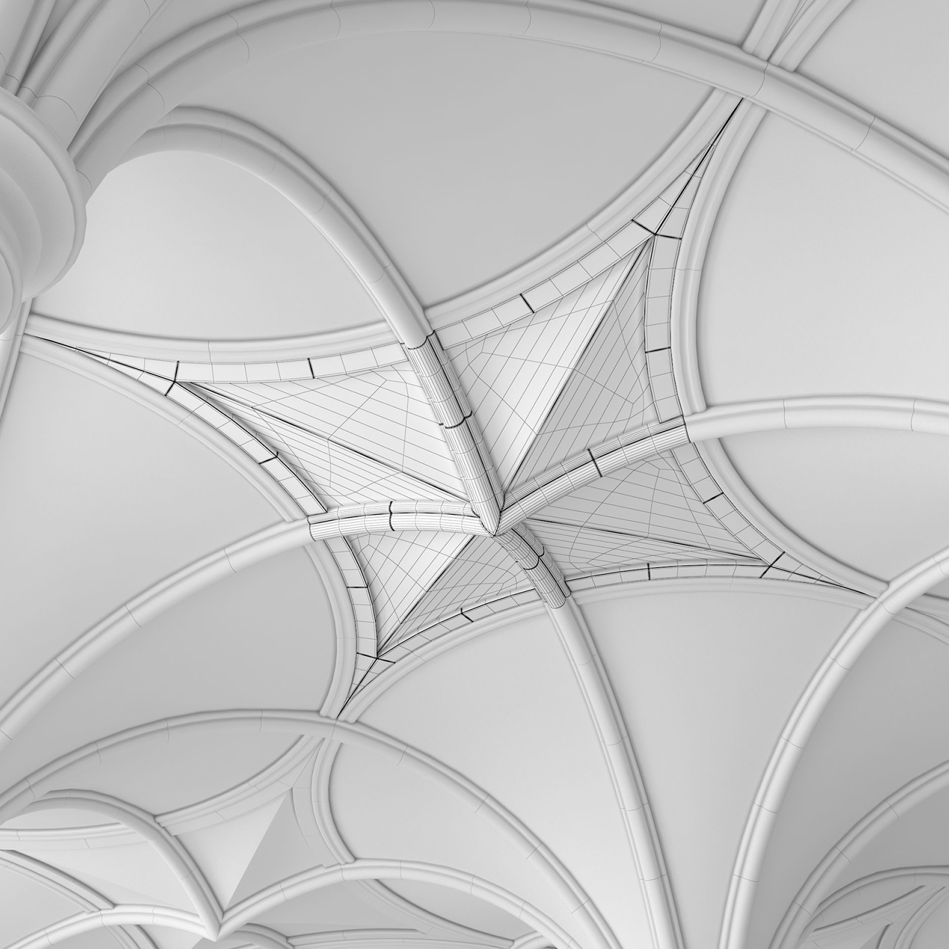 Throne Room Ceiling 3D model_4