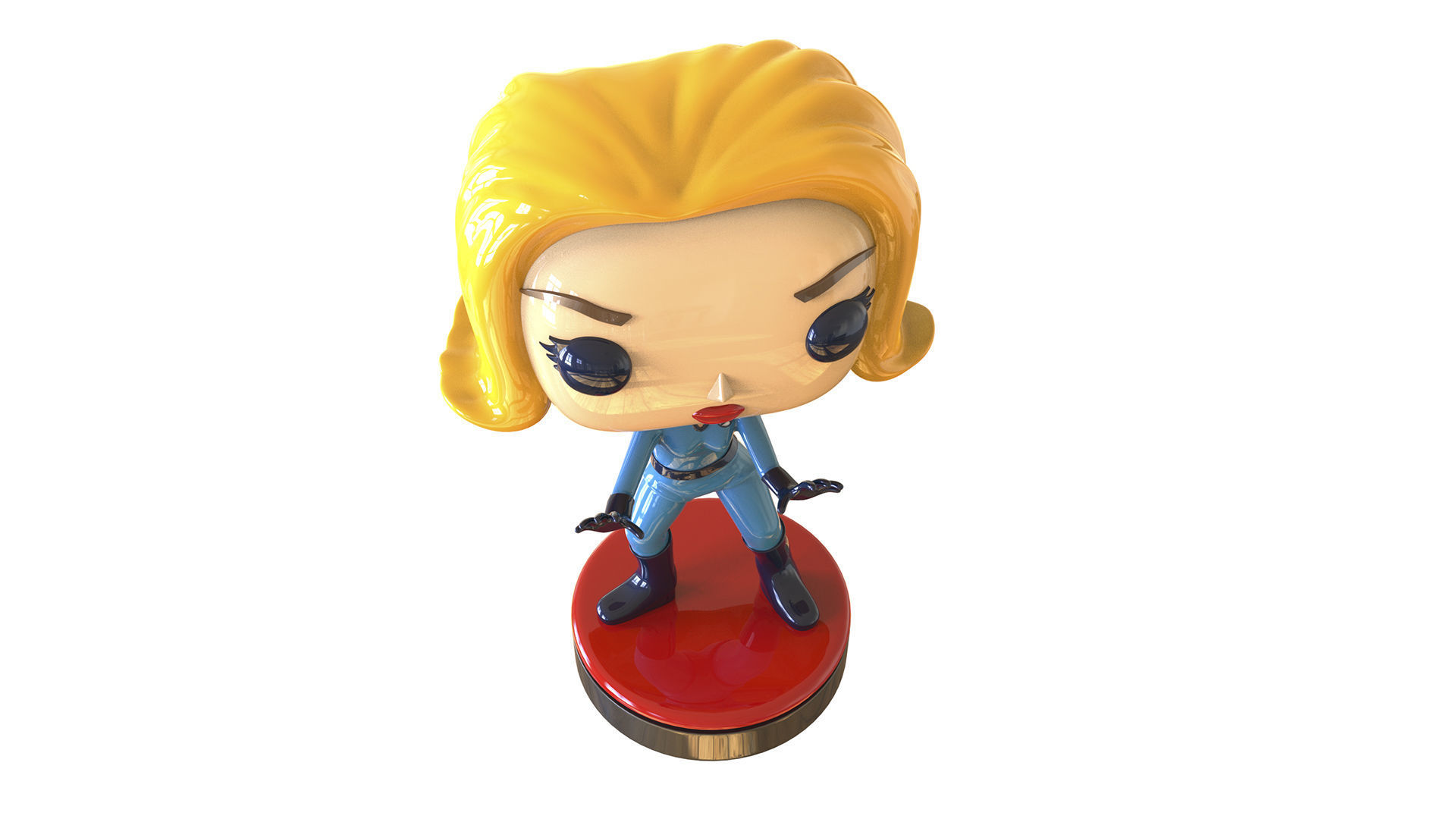 Invisible Girl Fantastic Four 3D print model_7