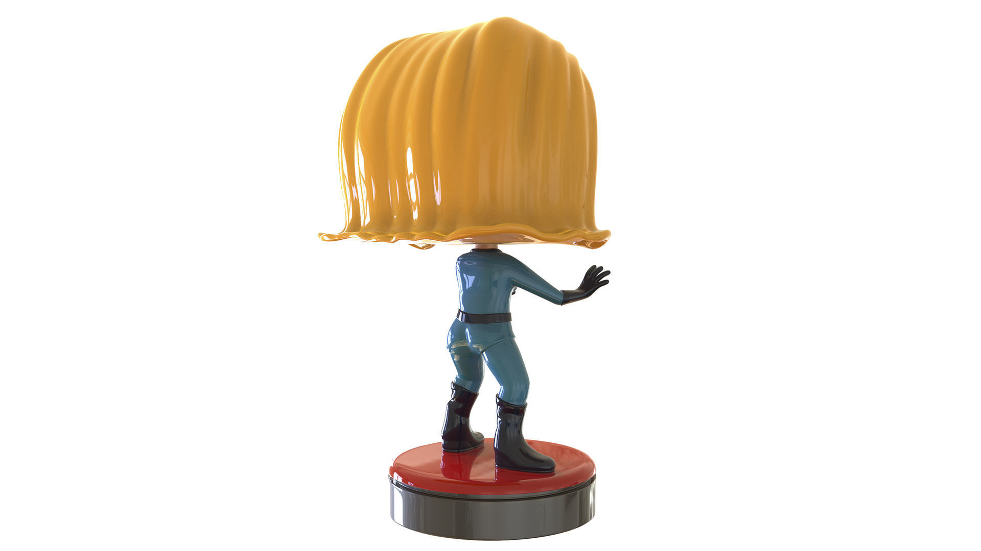 Invisible Girl Fantastic Four 3D print model_5