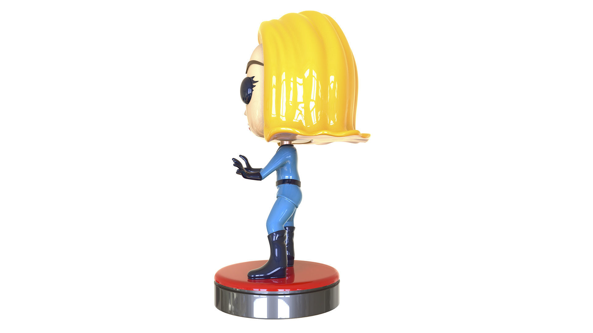 Invisible Girl Fantastic Four 3D print model_2