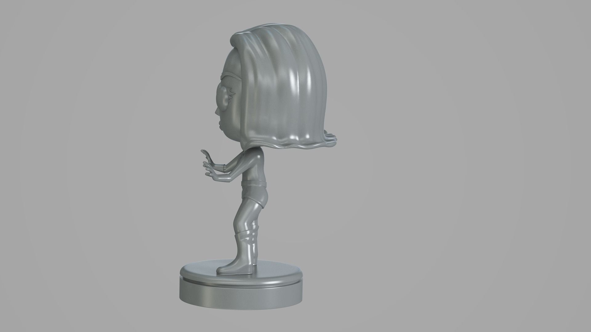 Invisible Girl Fantastic Four 3D print model_14