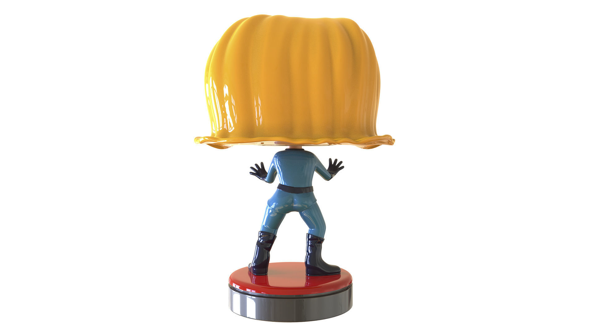 Invisible Girl Fantastic Four 3D print model_4