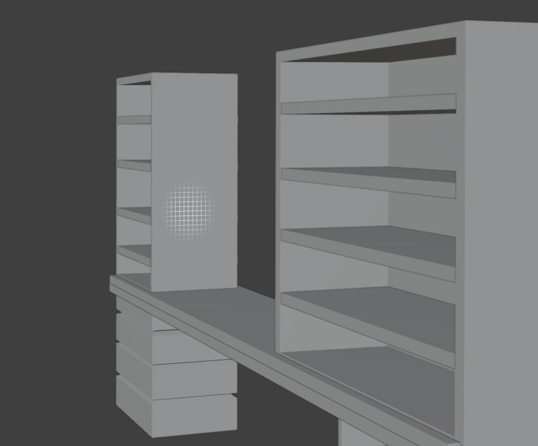 wardrobe Free 3D model_1